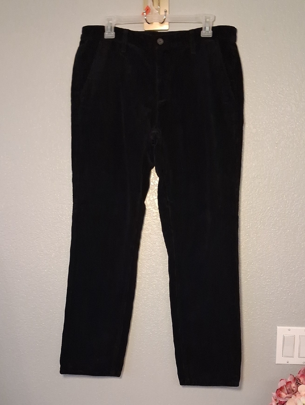 Ag Adriano Goldschmied Black Corduroy Pants NWOT